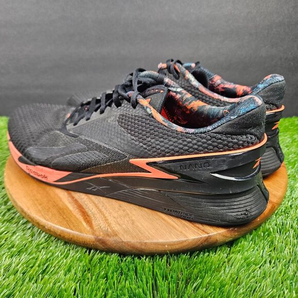 Reebok Nano X3 Shoes Mens Size 10.5 Black Red Athletic Training Sneaker HP6075 main image 8